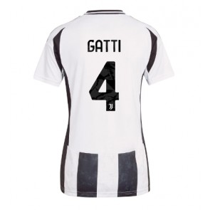 Juventus Federico Gatti #4 Domaci Dres za Ženska 2024-25 Kratak Rukavima